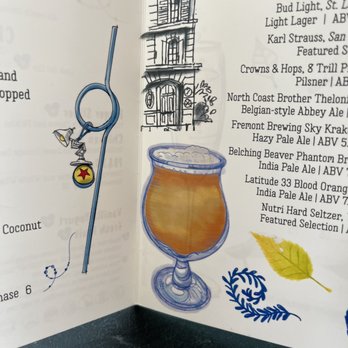 Lamplight Lounge - Pixar straw! - New American Near Me - Anaheim, California