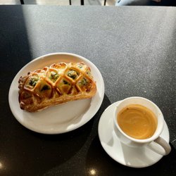 Miss Lily's - Jalapeño pastry with espresso