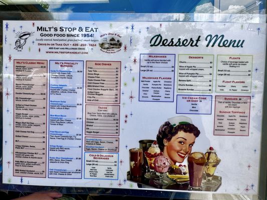 Menu photo 2 Milt's Stop & Eat Moab, UT Menu photo 2 Milt's Stop & Eat Moab, UT