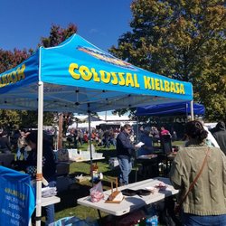 Connecticut Garlic and Harvest Festival - Why have any old kielbasa when you can have COLOSSAL Kielbasa!!