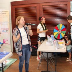 Healthy Mothers Healthy Babies Coalition of Hawaii - Presenting information to moms at the Waimanalo BIG Latch-On