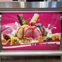 This is one of their signs I get my ice cream too fast to take a picture of it.