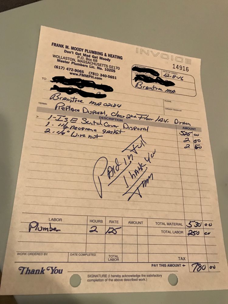 Slide of Frank M. Moody Plumbing & Heating Co.