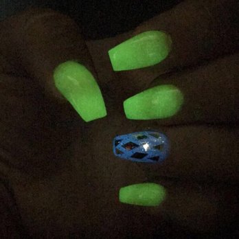 La Belle Nails - My nails are glow in the dark! - Nail Salons Near Me - Antelope, California La Belle Nails - My nails are glow in the dark! - Nail Salons Near Me - Antelope, California