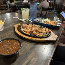 Shrimp fajitas Shrimp fajitas