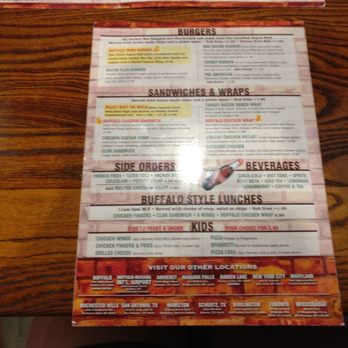 Anchor Bar - Menu - Chicken Wings Near Me - Williamsville, New York Anchor Bar - Menu - Chicken Wings Near Me - Williamsville, New York