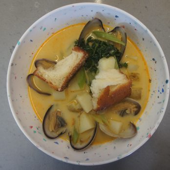 Potluck Hawker Eatery - Laksa "clam chowder" - Indonesian Near Me - Vancouver, British Columbia Potluck Hawker Eatery - Laksa "clam chowder" - Indonesian Near Me - Vancouver, British Columbia