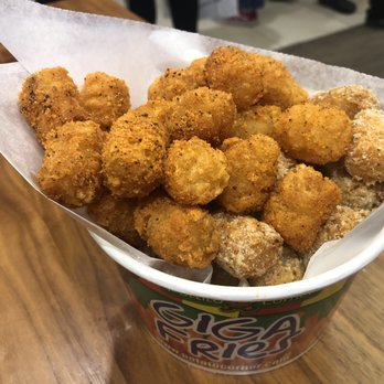 Potato Corner - Tater tots with bbq and sour cream & onion - Specialty Food Near Me - Roseville, Minnesota