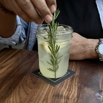 Jacob's Pickles - Infused: (Rosemary Lemonade Cocktail) Refreshing. But Where's The Alcohol? - Comfort Food Near Me - New York, New York Jacob's Pickles - Infused: (Rosemary Lemonade Cocktail) Refreshing. But Where's The Alcohol? - Comfort Food Near Me - New York, New York