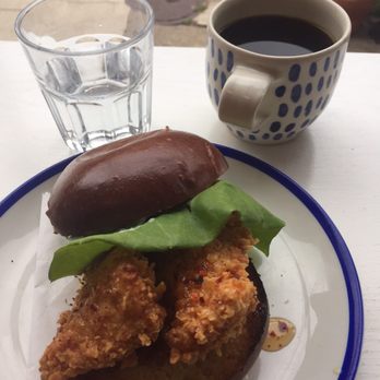 The Vandal - fried chicken sandwich brioche, chili honey, aioli - Wine Bars Near Me - Pittsburgh, Pennsylvania The Vandal - fried chicken sandwich brioche, chili honey, aioli - Wine Bars Near Me - Pittsburgh, Pennsylvania