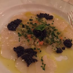 Scallop carpaccio!
