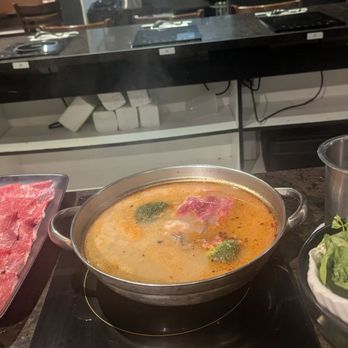 Yuzu Shabu & Grill - Spicy miso, premium Wagyu and greens only veggie bowl - Japanese Near Me - Cerritos, California Yuzu Shabu & Grill - Spicy miso, premium Wagyu and greens only veggie bowl - Japanese Near Me - Cerritos, California