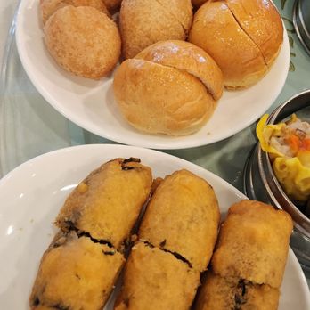 Seafood Cove 2 - Footballs, Baked BBQ Pork Buns, Fried Seaweed Rolls - Dim Sum Near Me - Westminster, California Seafood Cove 2 - Footballs, Baked BBQ Pork Buns, Fried Seaweed Rolls - Dim Sum Near Me - Westminster, California