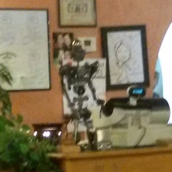 Pedro's Mexican Food - Robot on POC podium. - Mexican Near Me - Clinton, Oklahoma
