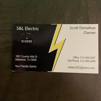 S&L Electric - Nothing but a way to contact your friendly electrician! - Electricians Near Me