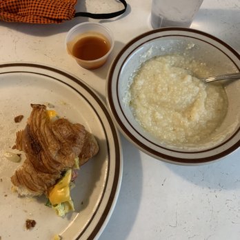 Our Kitchen - Grits and they will give you your own cup of hot sauce so you avoid touching the bottle - Breakfast & Brunch Near Me - Minneapolis, Minnesota