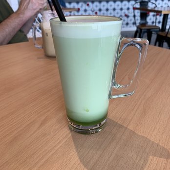 Coffee Crush - Lavender matcha latte (hot) - Coffee & Tea Near Me - San Antonio, Texas