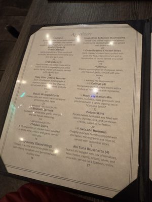 Menu photo 7 Hapy Bistro Pismo Beach, CA