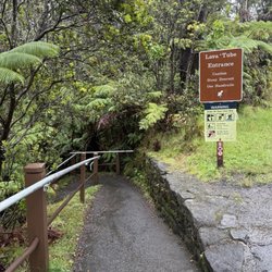 Thurston Lava Tube - The start of the loop, at the top of the steep path