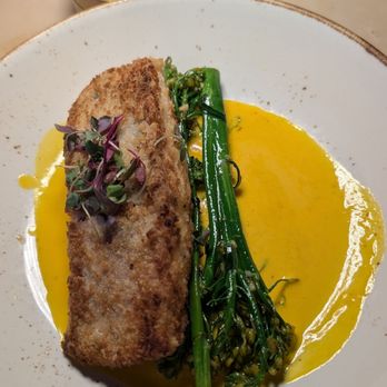 Nova Kitchen & Bar - Panko Crusted Salmon - Asian Fusion Near Me - Garden Grove, California