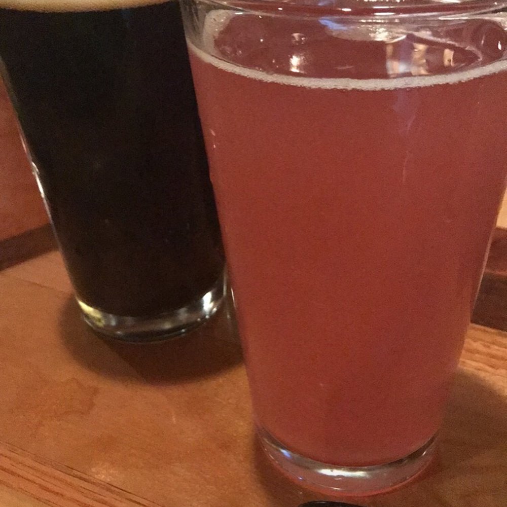 Wild strawberry seltzer and Boilermaker black. Wild strawberry seltzer and Boilermaker black.