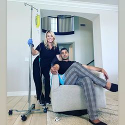 IV On Call - CEO Manish Thaker gets "The Executive" drip on Father's Day from IV On Call. Nurse Courtney FTW!