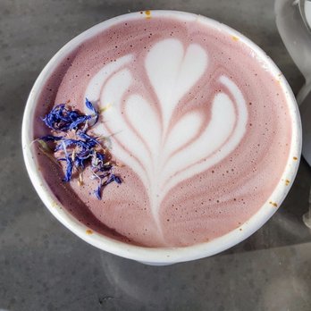 1 Oz Coffee - Ube latte with oat milk and a shot of espresso - Caterers Near Me - Santa Clara, California 1 Oz Coffee - Ube latte with oat milk and a shot of espresso - Caterers Near Me - Santa Clara, California