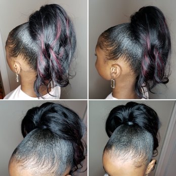 Saniesha Beauty Bar - Ponytail install on my daughter - Hair Stylists Near Me Saniesha Beauty Bar - Ponytail install on my daughter - Hair Stylists Near Me