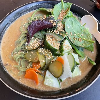 Aiyaohno Cafe - Sesame Chili Tan Tan Ramen (vegan) - Cafes Near Me - Vancouver, British Columbia Aiyaohno Cafe - Sesame Chili Tan Tan Ramen (vegan) - Cafes Near Me - Vancouver, British Columbia