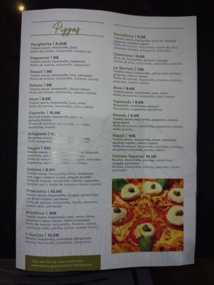 Menu photo 2 Rubini's Pizzaria Luz, 08