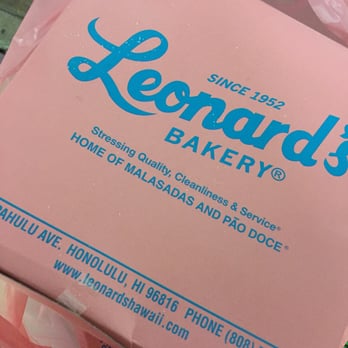 Leonard's Bakery - 01.05.16  The popular pink box - Bakeries Near Me - Honolulu, Hawaii
