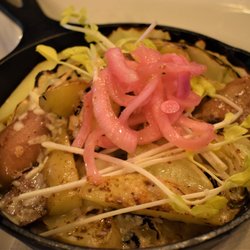 Bare Bones Gastropub - Raclette & Charred Cabbage