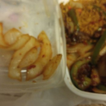 Hong Kong China Restaurant - I asked for no onions add broccoli.  Hmmm - Chinese Near Me - Indianapolis, Indiana
