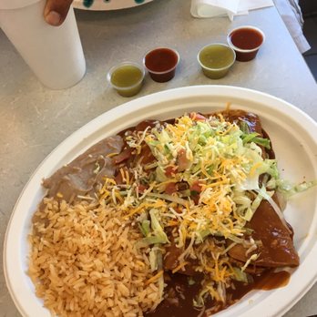 Tata's Burritos - Enchiladas Rojas. So bad, words can't describe. - Mexican Near Me - Loveland, Colorado