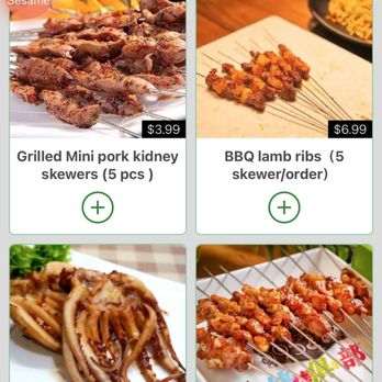 The Skewer Bar - Menu - Chinese Near Me - San Jose, California