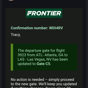 Frontier Airlines - Changes - Airlines Near Me - Atlanta, Georgia