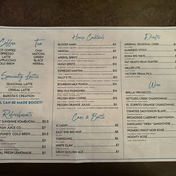 Sally Ann’s - Menu - Cafes Near Me - Pittsburgh, Pennsylvania