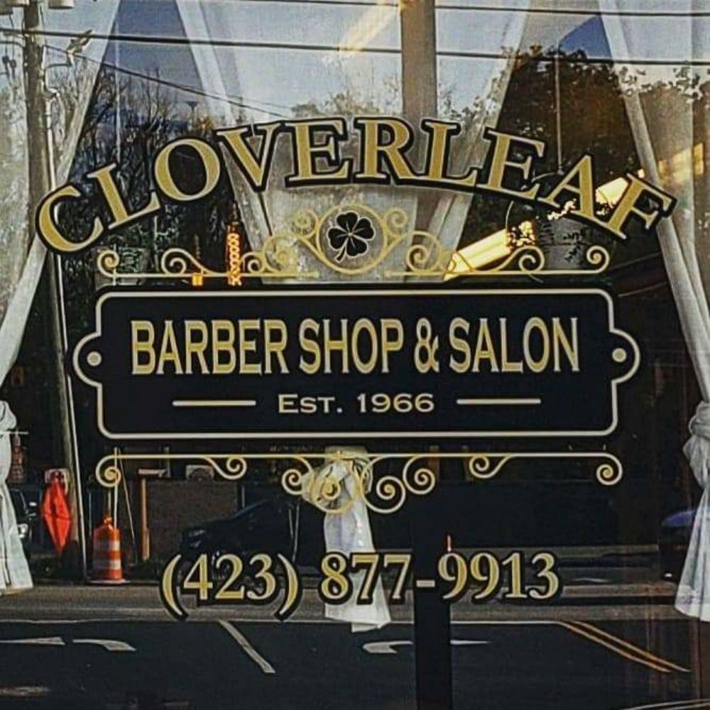 Cloverleaf Barber Shop Logo