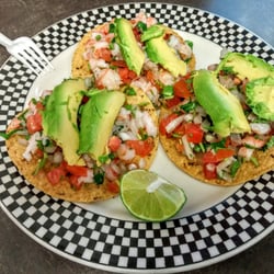 La Riviera Maya - Ceviche on tostados