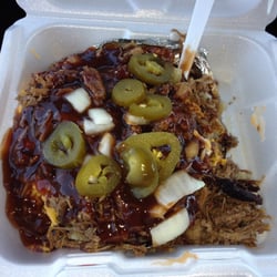 Rafter J Chuckwagon - Amazing stuffed baked potato!!!