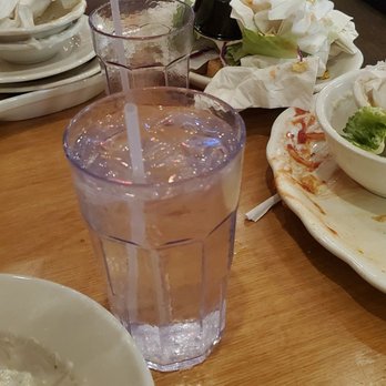 Dot Coffee Shop - Used dishes that sat on my table the entire time I was there dining. My lazy waitress passed my table and came to my table numerous times - American Near Me - Houston, Texas