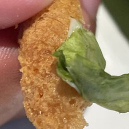 Hair on the food Hair on the food