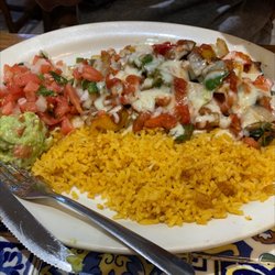 Don Juan's Mexican Restaurant - Glenda's smothered chicken. Looks good!