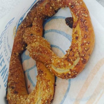 Auntie Anne's - two pretzels on a napkin - Pretzels Near Me - Frisco, Texas