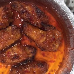 Tiny sweet chili wings