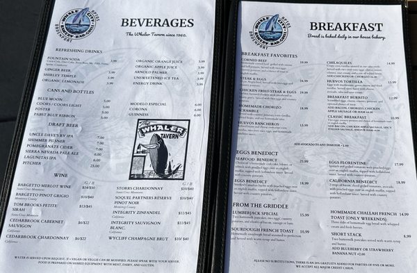 Menu photo 5 Whale City Aptos, CA