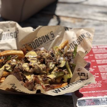 Woodson's Local Tap + Kitchen - Philly Fries-- SO good. - Comfort Food Near Me - Conroe, Texas