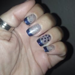 Best Nails & Spa - Yen did my Dallas Cowboys themed manicure