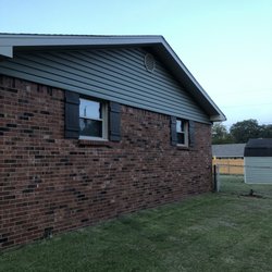 C & C Siding - Vinyl siding and aluminum facia on gable
