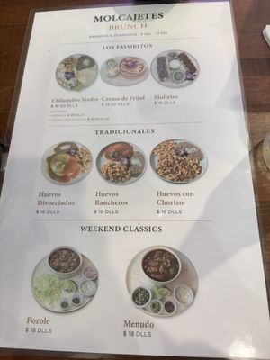 Menu photo 1 Molcajetes Dallas, TX